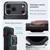 Husa de protectie ESR Cyber Armor compatibil cu iPhone 17 Pro / iPhone 18 Pro, Negru