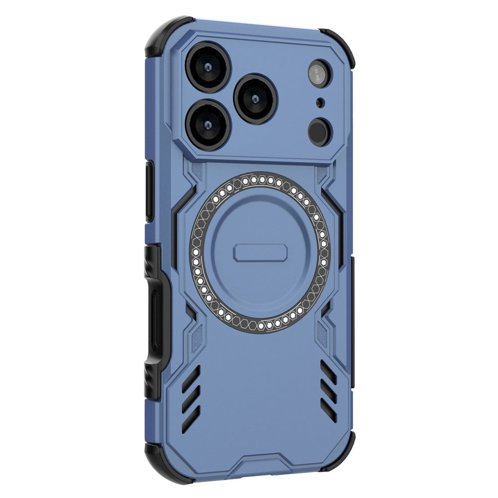 Husa de protectie Techsuit ArmorMag compatibil cu iPhone 17 Pro / iPhone 18 Pro, Albastru