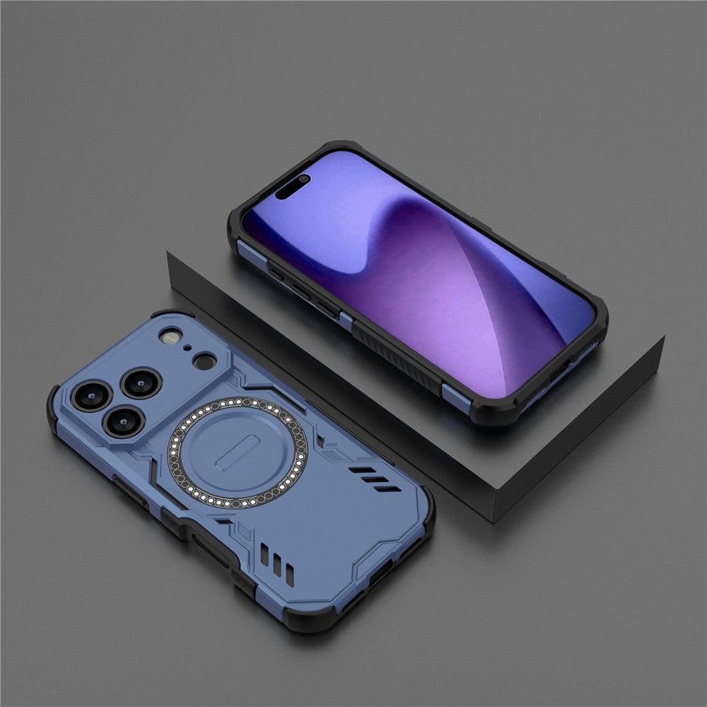 Husa de protectie Techsuit ArmorMag compatibil cu iPhone 17 Pro / iPhone 18 Pro, Albastru
