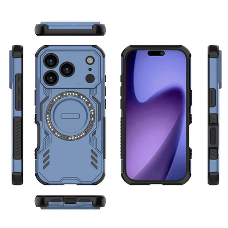 Husa de protectie Techsuit ArmorMag compatibil cu iPhone 17 Pro / iPhone 18 Pro, Albastru