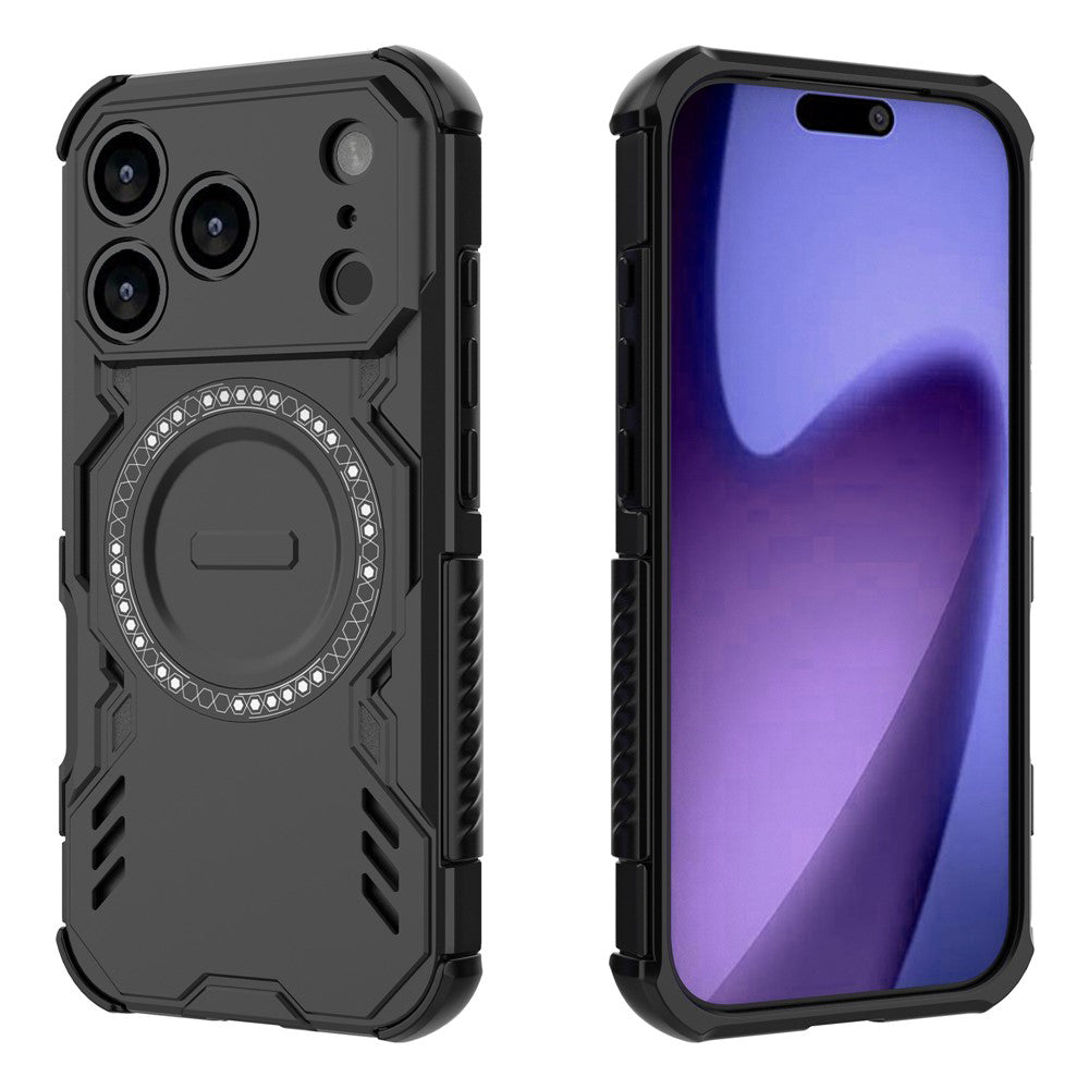 Husa de protectie Techsuit ArmorMag compatibil cu iPhone 17 Pro / iPhone 18 Pro, Negru