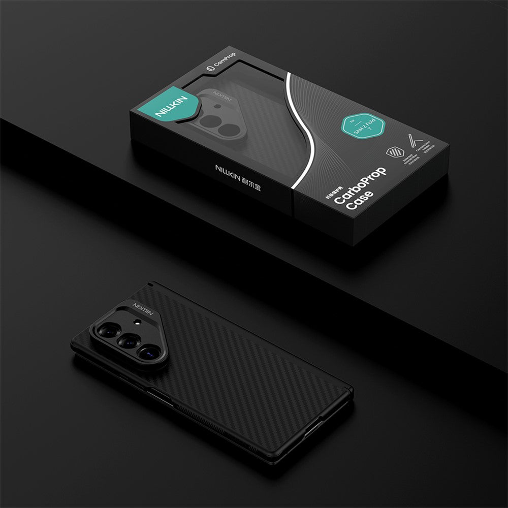 Husa de protectie Nillkin CarboProp compatibil cu Samsung Galaxy Z Fold7, Negru
