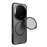 Husa de protectie Nillkin CamShield Prop Magnetic compatibil cu Honor Magic8 Pro, Negru Transparent