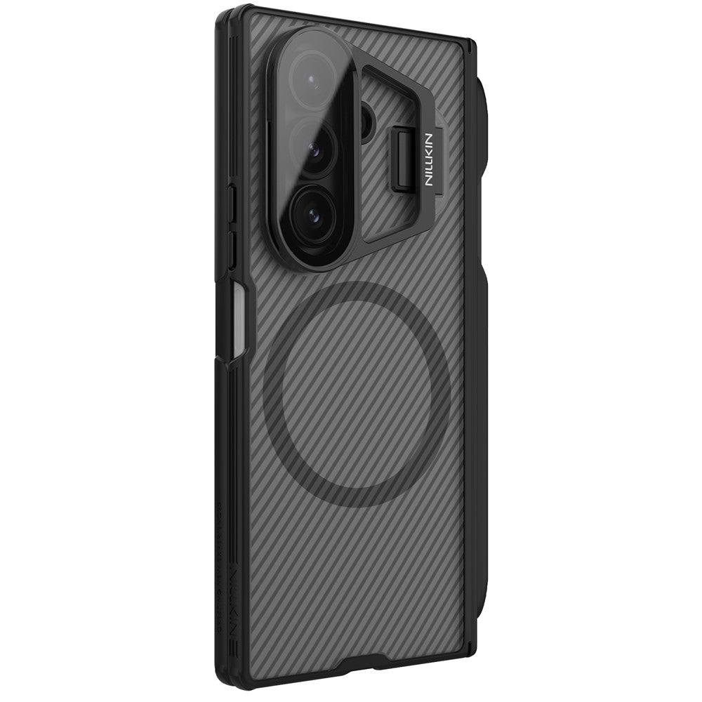 Husa de protectie Nillkin CamShield Prop compatibil cu Samsung Galaxy Z Fold7, Negru Transparent