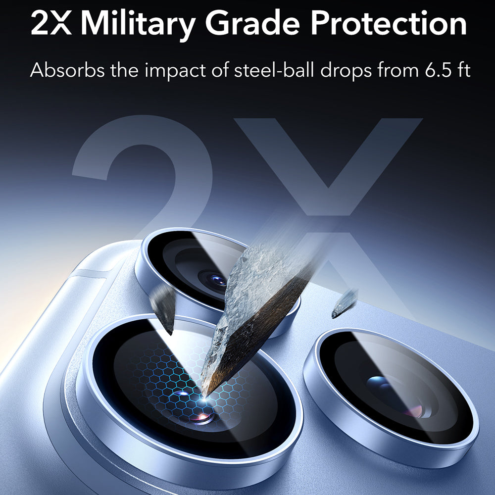 Folie de protectie ESR Armorite compatibil cu iPhone 18 Pro / iPhone 18 Pro Max, Albastru