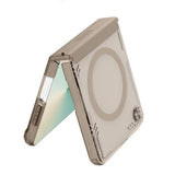 Husa de protectie Nillkin Iceblade Magnetic compatibil cu Samsung Galaxy Z Flip7, Maro