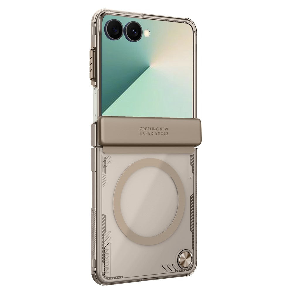 Husa de protectie Nillkin Iceblade Magnetic compatibil cu Samsung Galaxy Z Flip7, Maro