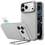Husa de protectie ESR Atelier Magnetic Kickstand compatibil cu iPhone 18 Pro Max / iPhone 17 Pro Max, Gri