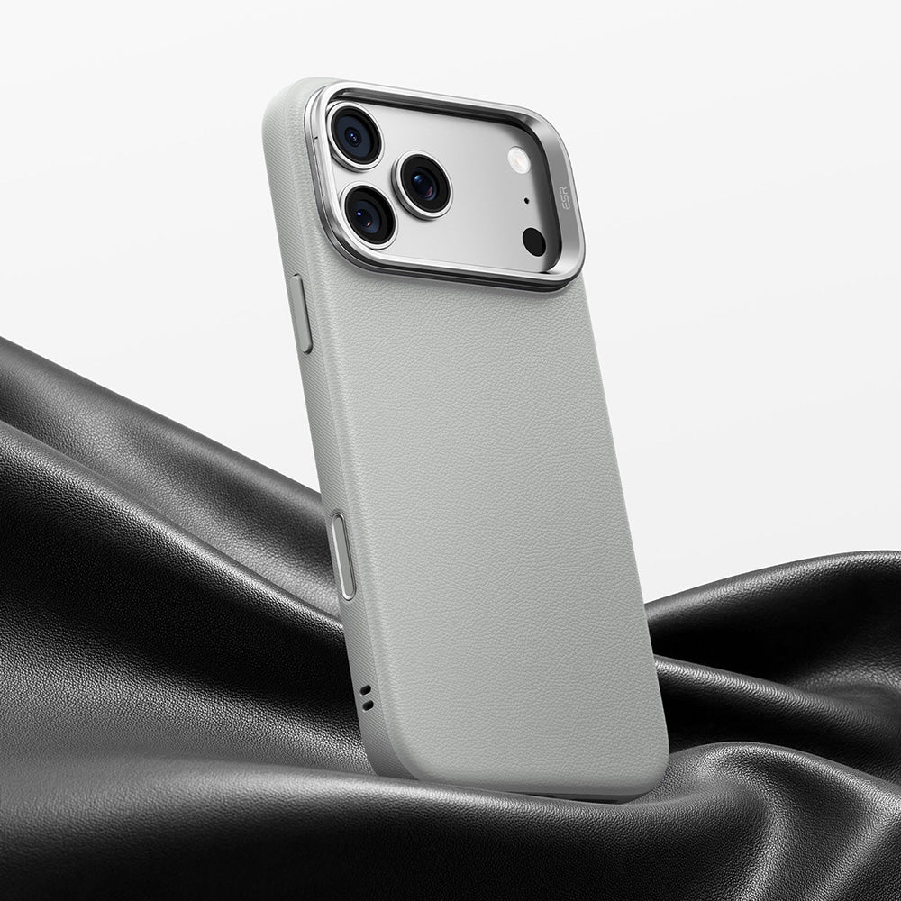 Husa de protectie ESR Atelier Magnetic Kickstand compatibil cu iPhone 18 Pro Max / iPhone 17 Pro Max, Gri