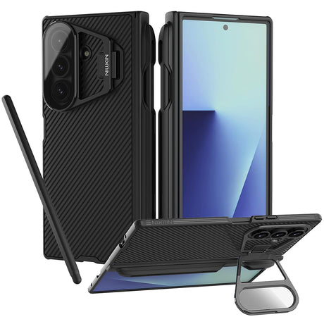 Husa de protectie Nillkin CamShield Prop compatibil cu Samsung Galaxy Z Fold7, Negru