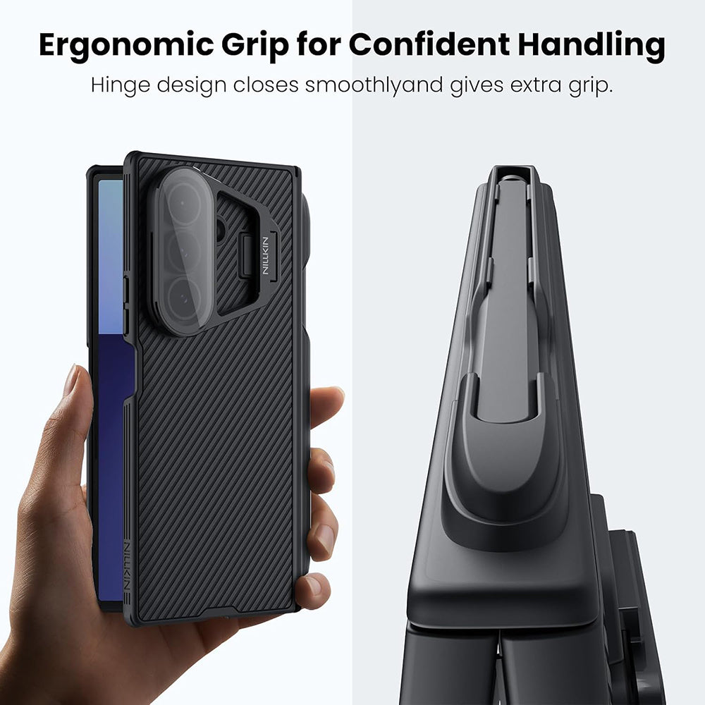 Husa de protectie Nillkin CamShield Prop compatibil cu Samsung Galaxy Z Fold7, Negru