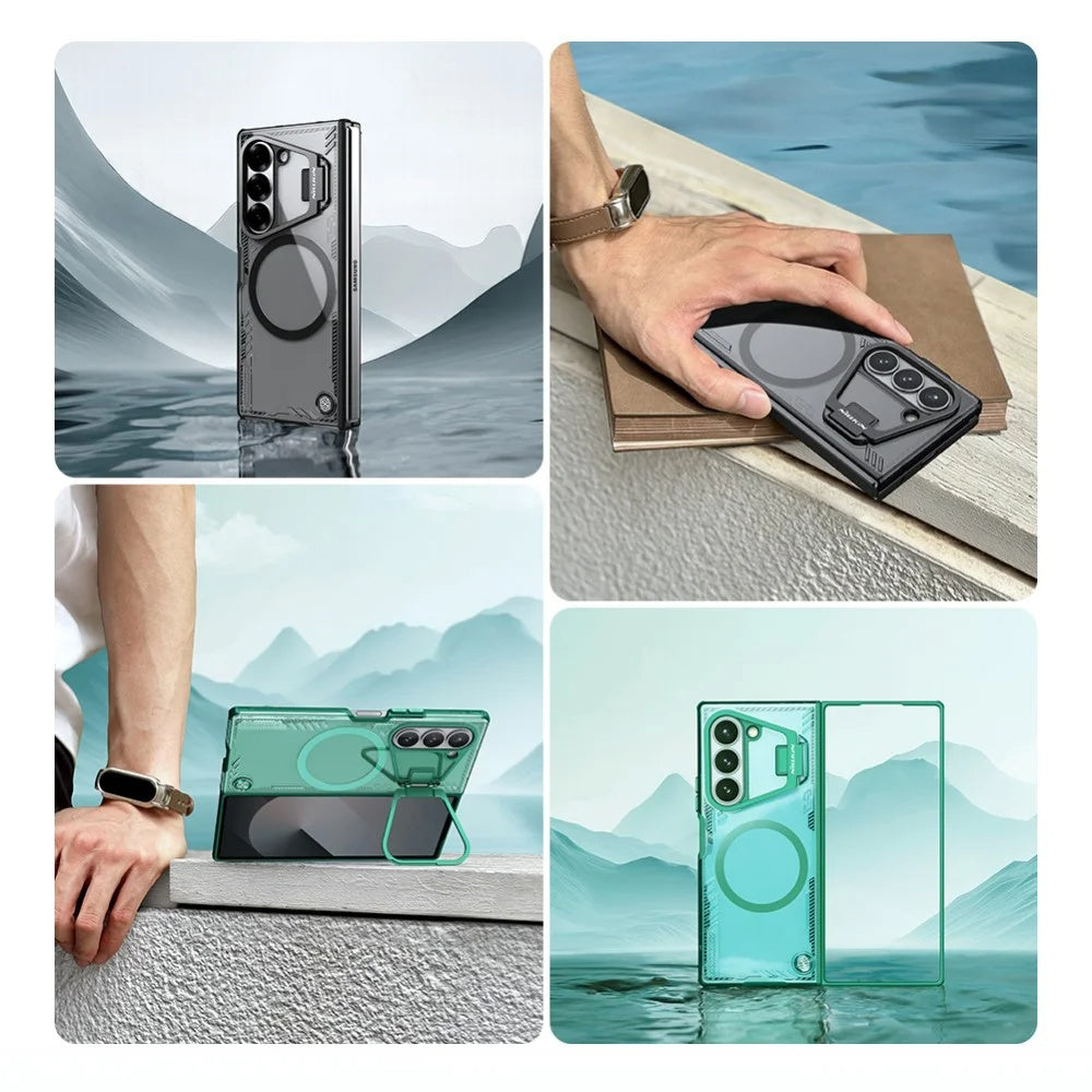 Husa de protectie Nillkin Iceblade Prop compatibil cu Samsung Galaxy Z Fold7, Maro