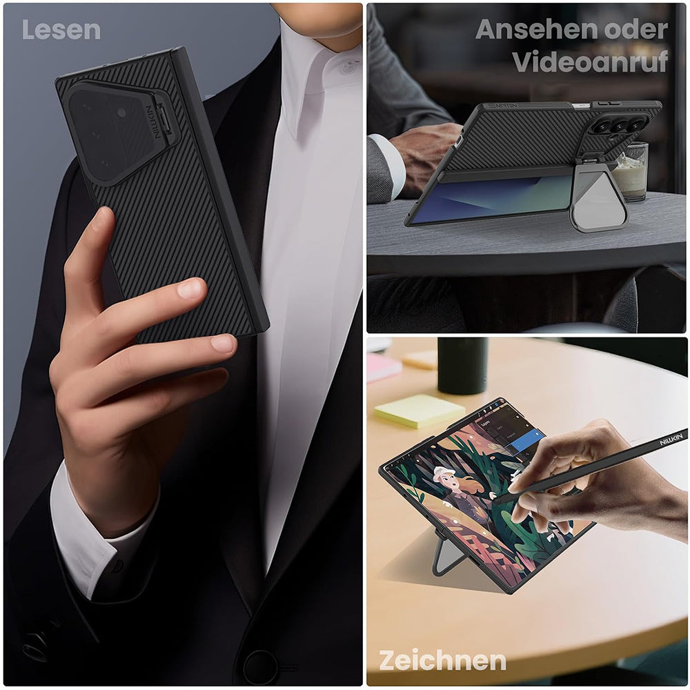 Husa de protectie Nillkin CamShield Pro compatibil cu Samsung Galaxy Z Fold8 Ultra, Negru
