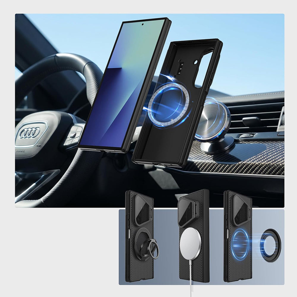 Husa de protectie Nillkin CamShield Pro compatibil cu Samsung Galaxy Z Fold8 Ultra, Negru