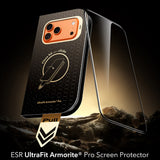 Folie de protectie ESR Armorite Pro UltraFit compatibil cu iPhone 17 Pro Max / iPhone 18 Pro Max, Negru
