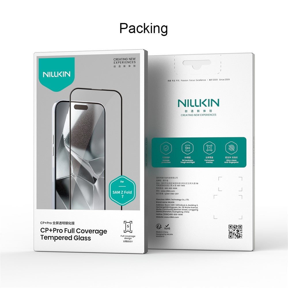 Folie de protectie Nillkin CP+PRO compatibil cu Samsung Galaxy Z Fold7, Negru