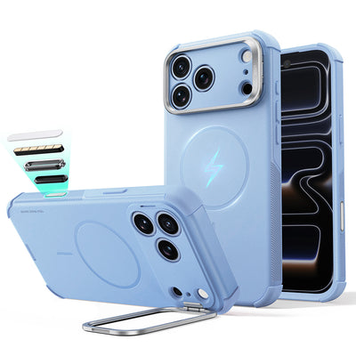 Husa de protectie ESR Cyber Armor compatibil cu iPhone 17 Pro Max / iPhone 18 Pro Max, Albastru
