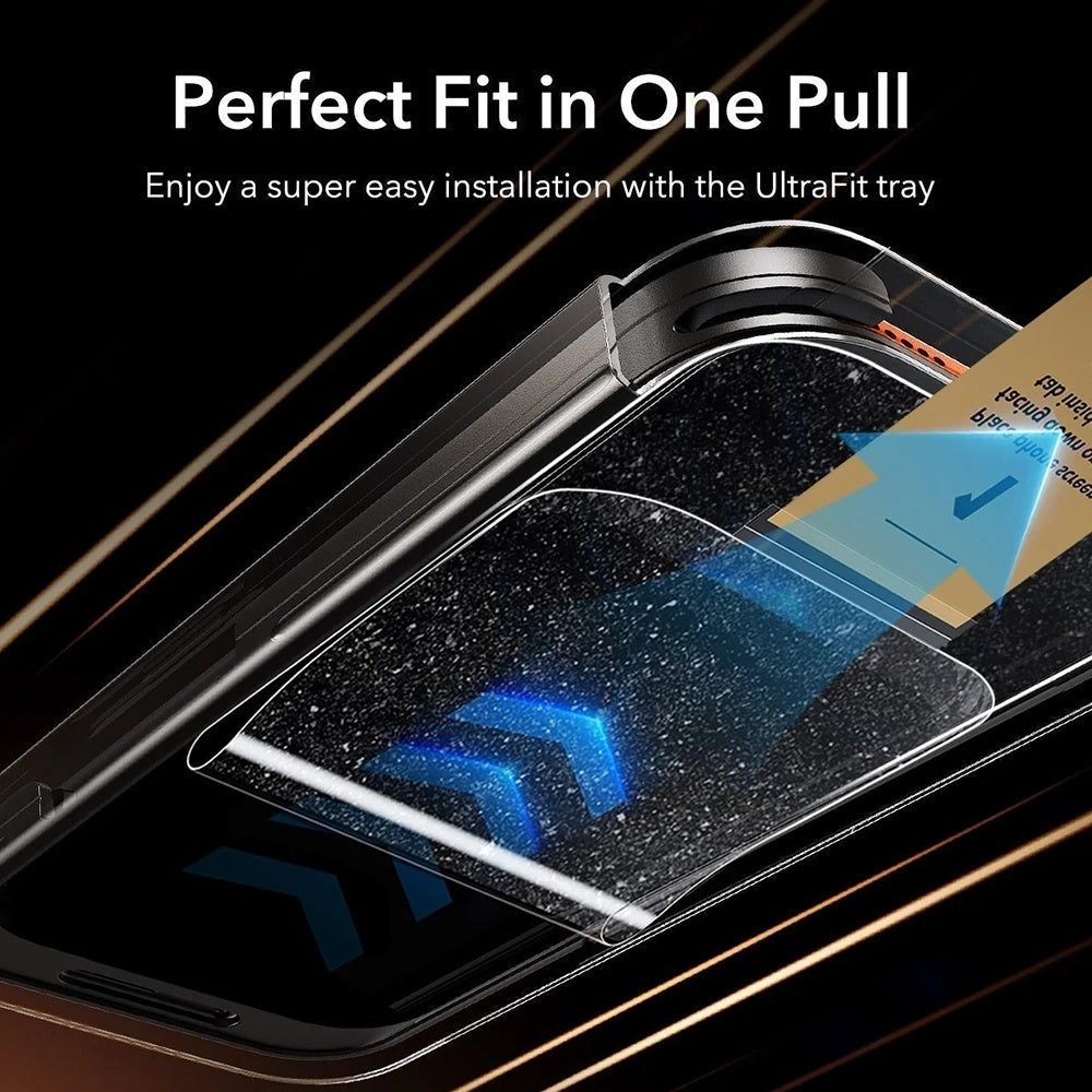 Folie de protectie ESR Privacy Armorite Pro compatibil cu iPhone 18 Pro Max, Negru