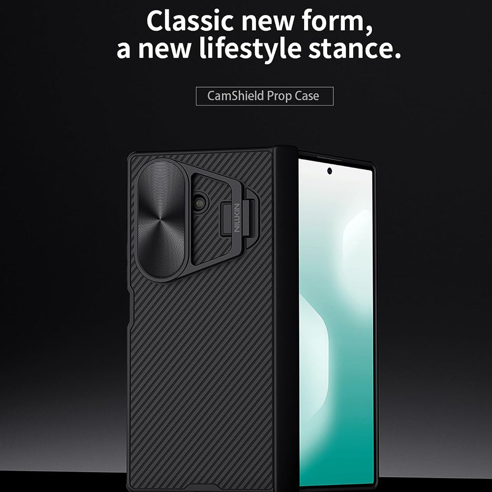 Husa de protectie Nillkin CamShield Prop compatibil cu Samsung Galaxy Z Fold7, Negru