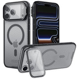 Husa de protectie Nillkin CamShield Prop Magnetic compatibil cu iPhone 17 Pro Max / iPhone 18 Pro Max, Negru Transparent