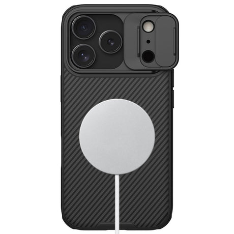 Husa de protectie Nillkin CamShield Pro Magnetic compatibil cu iPhone 17 Pro / iPhone 18 Pro, Negru