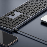 Tastatura Dux Ducis (LK Series), Wireless Bluetooth 5.0, Alb