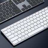 Tastatura Dux Ducis (LK Series), Wireless Bluetooth 5.0, Alb