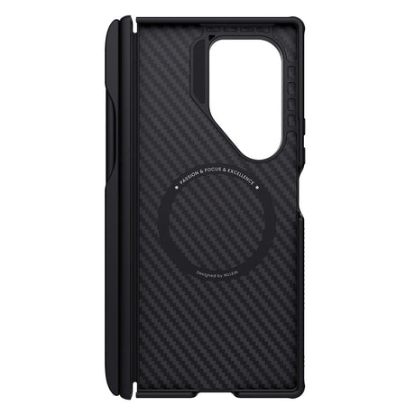 Husa de protectie Nillkin Synthetic Fiber Pro compatibil cu Samsung Galaxy Z Fold7, Auriu