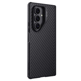 Husa de protectie Nillkin Synthetic Fiber Pro compatibil cu Samsung Galaxy Z Fold7, Negru