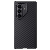 Husa de protectie Nillkin Synthetic Fiber Pro compatibil cu Samsung Galaxy Z Fold7, Negru