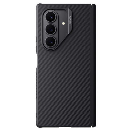 Husa de protectie Nillkin Synthetic Fiber Pro compatibil cu Samsung Galaxy Z Fold7, Negru