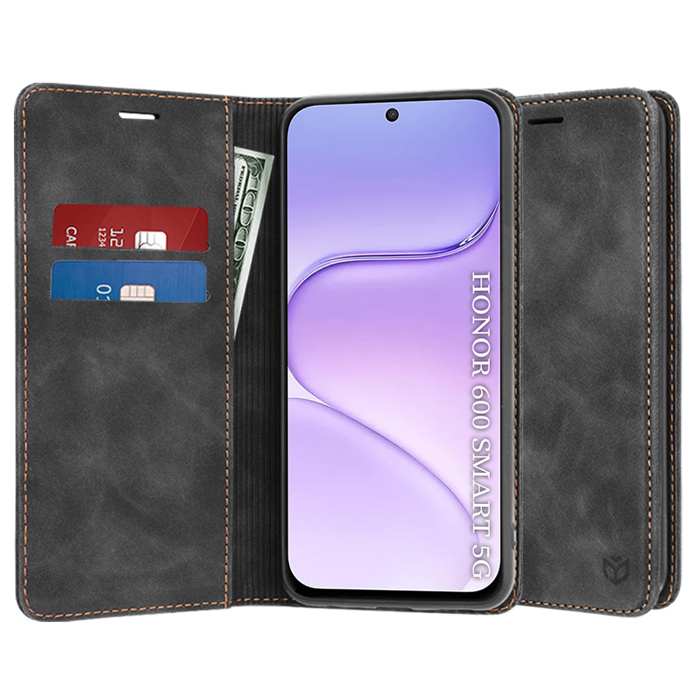 Husa de protectie Techsuit Confy Cover compatibil cu Honor 600 Smart, Negru