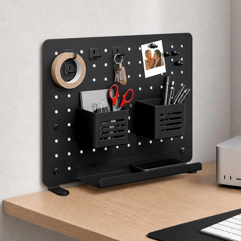 Organizator cabluri Spigen LD405 (AHP11400), Metal, Negru