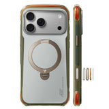 Husa de protectie Torras Ostand Q3 Air Pro compatibil cu iPhone 18 Pro / iPhone 17 Pro, Alb