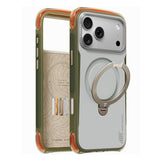 Husa de protectie Torras Ostand Q3 Air Pro compatibil cu iPhone 18 Pro / iPhone 17 Pro, Alb