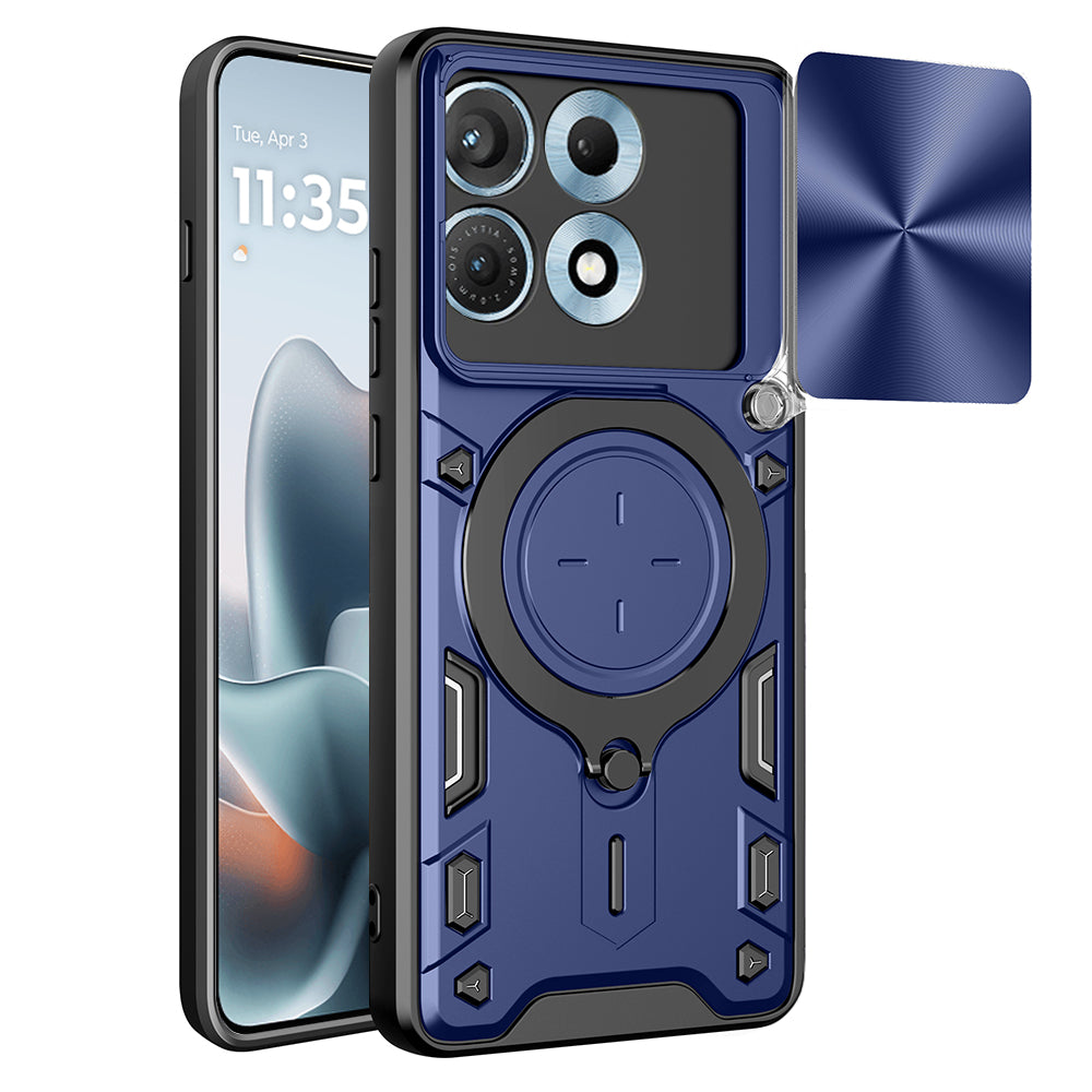 Husa de protectie Techsuit CamGuard Pro compatibil cu Motorola Edge 70 Max, Albastru