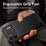 Husa de protectie Techsuit Carbon Silicone compatibil cu Nothing Phone (4b), Negru