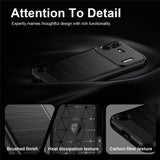 Husa de protectie Techsuit Carbon Silicone compatibil cu Nothing Phone (4b), Negru