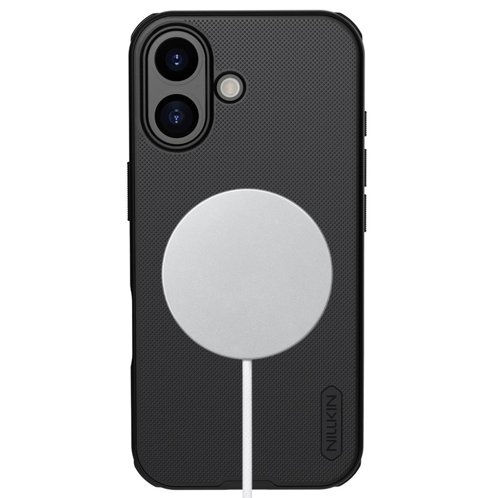Husa de protectie Nillkin Super Frosted Shield Pro compatibil cu iPhone 17, Negru
