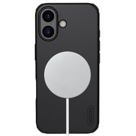 Husa de protectie Nillkin Super Frosted Shield Pro compatibil cu iPhone 17, Negru