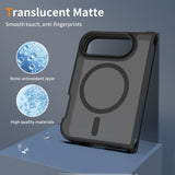 Husa de protectie Techsuit PureFrost MagSafe compatibil cu iPhone Duo, Negru