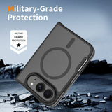 Husa de protectie Techsuit PureFrost MagSafe compatibil cu iPhone Duo, Negru