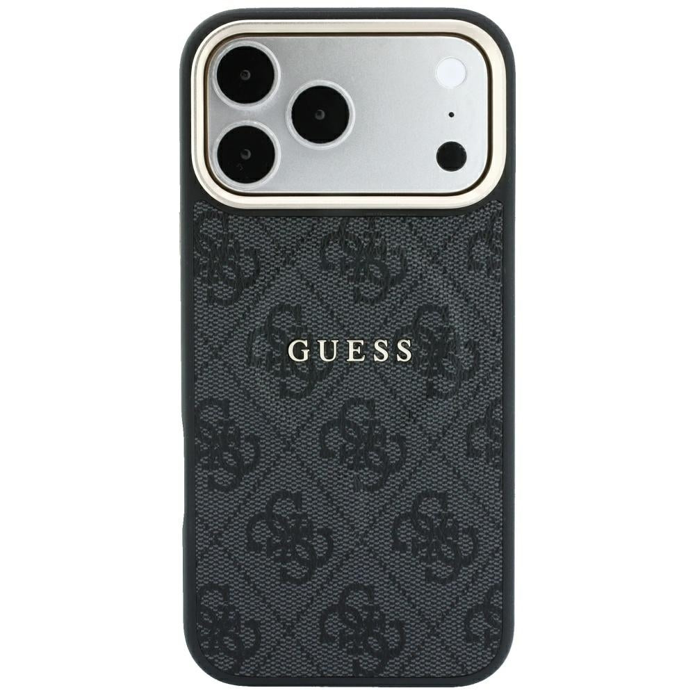 Husa de protectie Guess 4G Embossed Classic compatibil cu iPhone 18 Pro Max / iPhone 17 Pro Max, Negru
