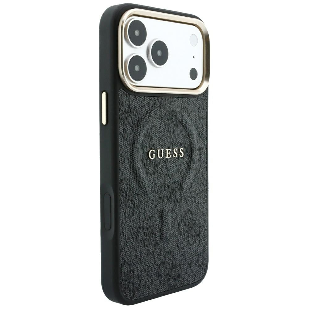 Husa de protectie Guess 4G Embossed Classic compatibil cu iPhone 18 Pro Max / iPhone 17 Pro Max, Negru