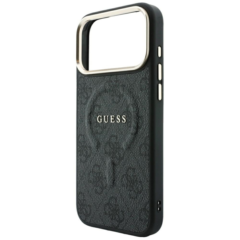 Husa de protectie Guess 4G Embossed Classic compatibil cu iPhone 18 Pro Max / iPhone 17 Pro Max, Negru