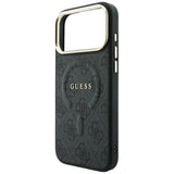 Husa de protectie Guess 4G Embossed Classic compatibil cu iPhone 18 Pro Max / iPhone 17 Pro Max, Negru