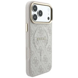 Husa de protectie Guess 4G Embossed Classic compatibil cu iPhone 18 Pro Max / iPhone 17 Pro Max, Roz