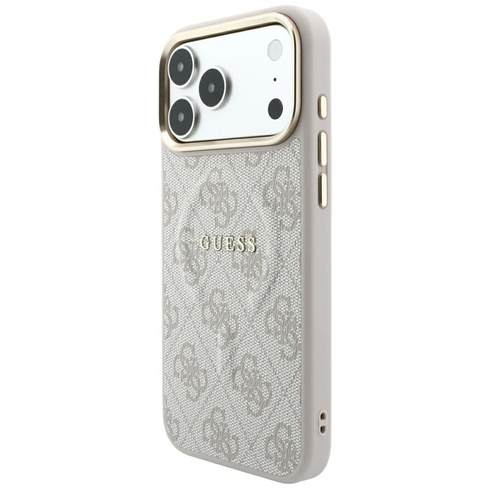 Husa de protectie Guess 4G Embossed Classic compatibil cu iPhone 18 Pro / iPhone 17 Pro, Roz