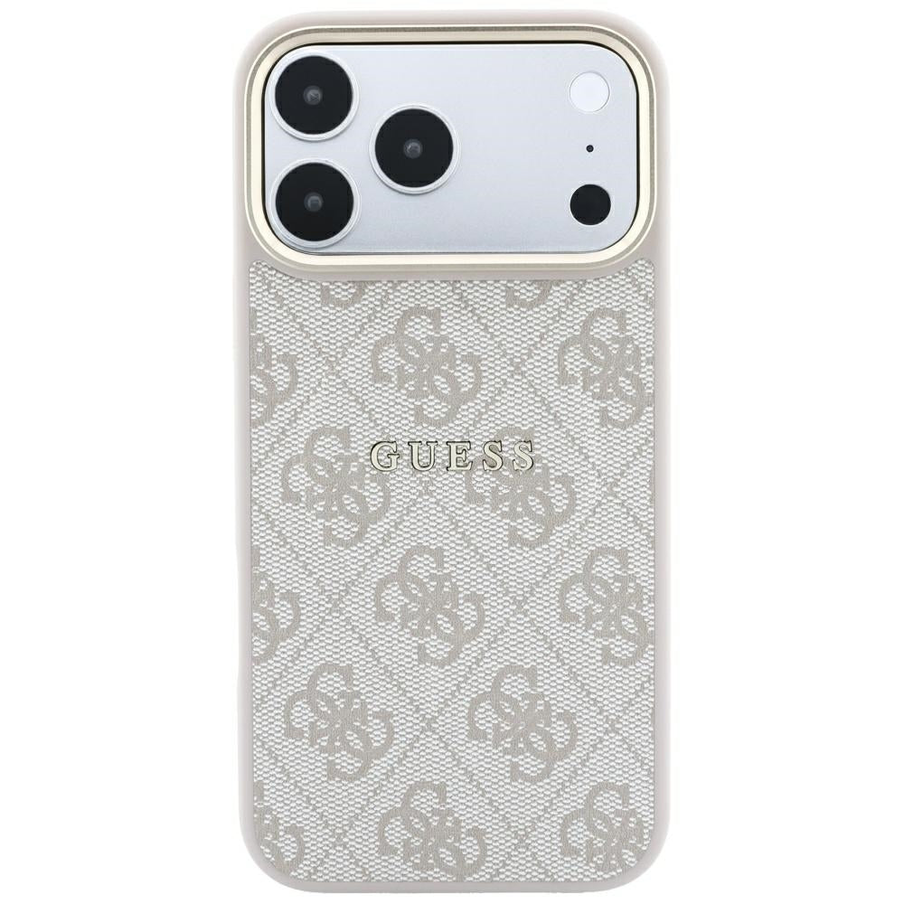 Husa de protectie Guess 4G Embossed Classic compatibil cu iPhone 18 Pro / iPhone 17 Pro, Roz