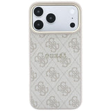 Husa de protectie Guess 4G Embossed Classic compatibil cu iPhone 18 Pro / iPhone 17 Pro, Roz